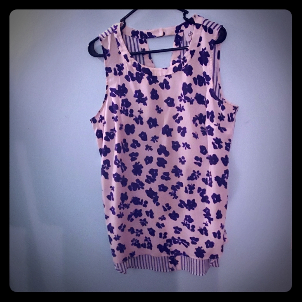 Cabi TWO- face blouse